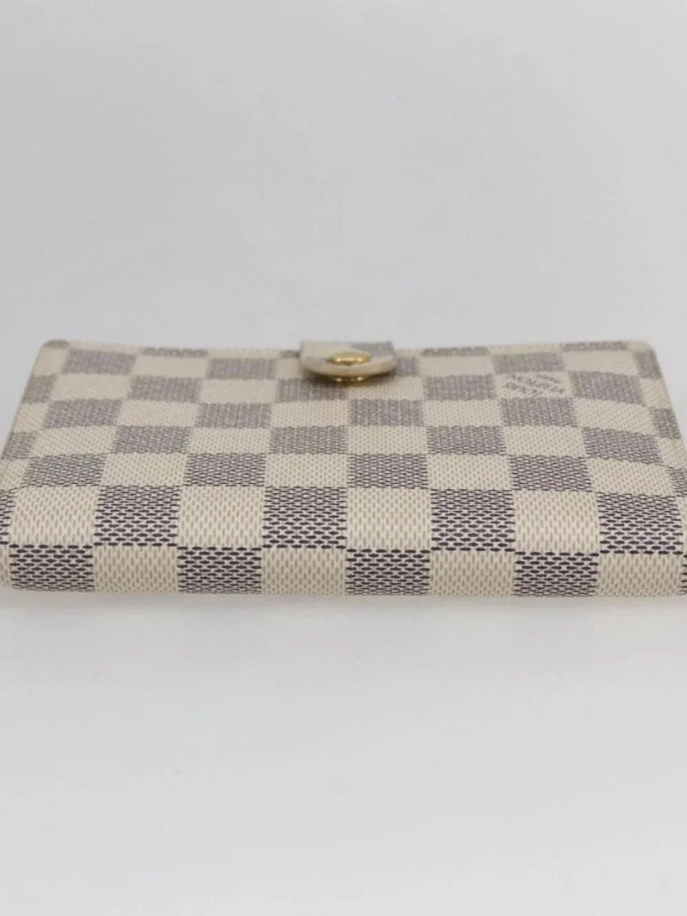 LOUIS VUITTON Damier Azur Agenda PM Day Planner Cover R20706 LV Auth 156116V